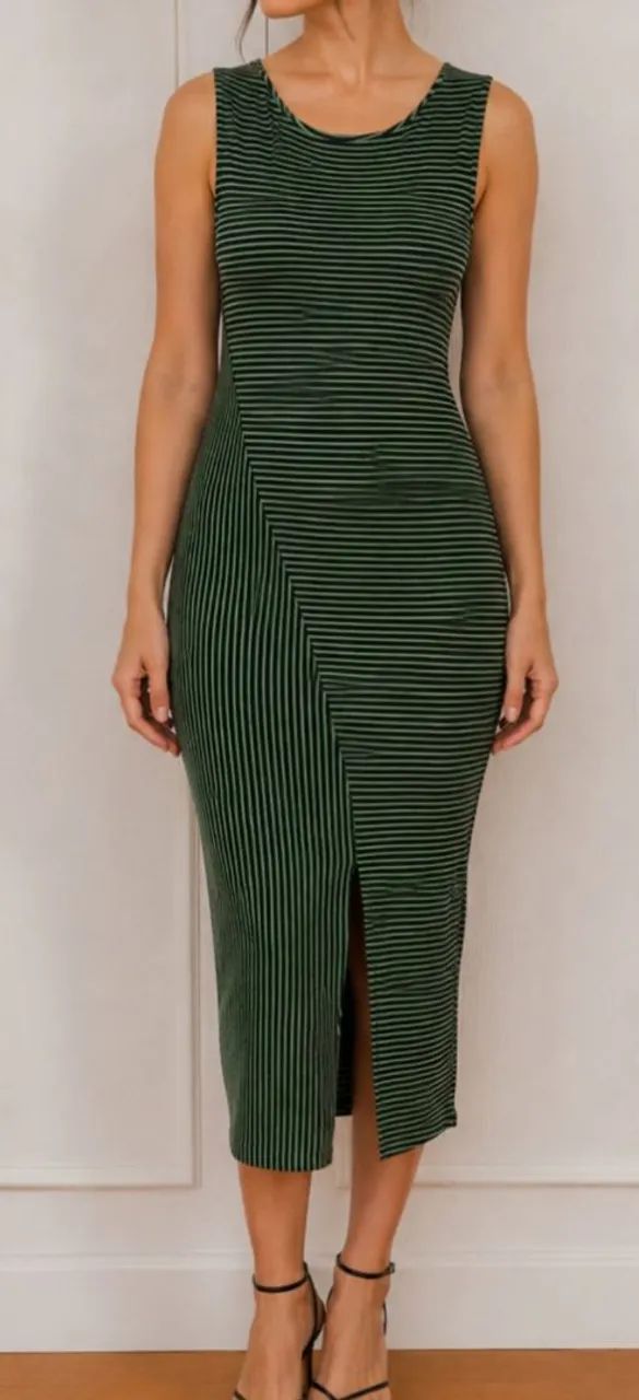 Vestido listado 