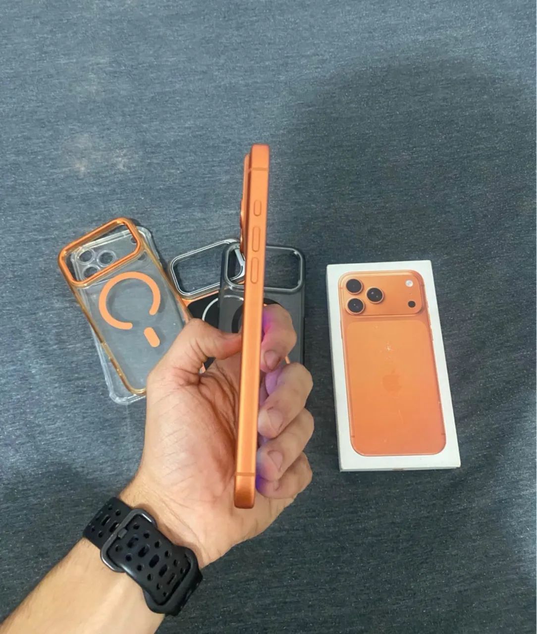 iPhone 17 pro max 256gb laranja cósmico  - Foto 3