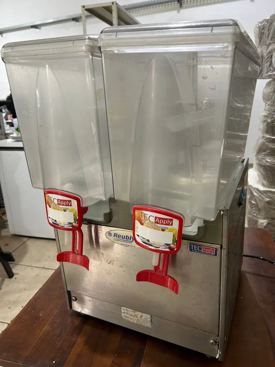 Refresqueira Industrial TECAPPLY RF32 Inox - 30L (Duas Cubas) |  - Foto 3