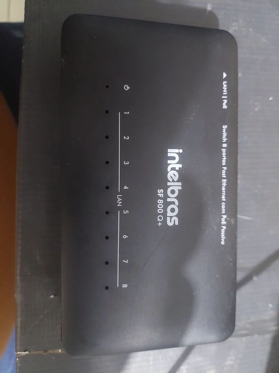 Switch 8 portas intelbras SF 800Q+