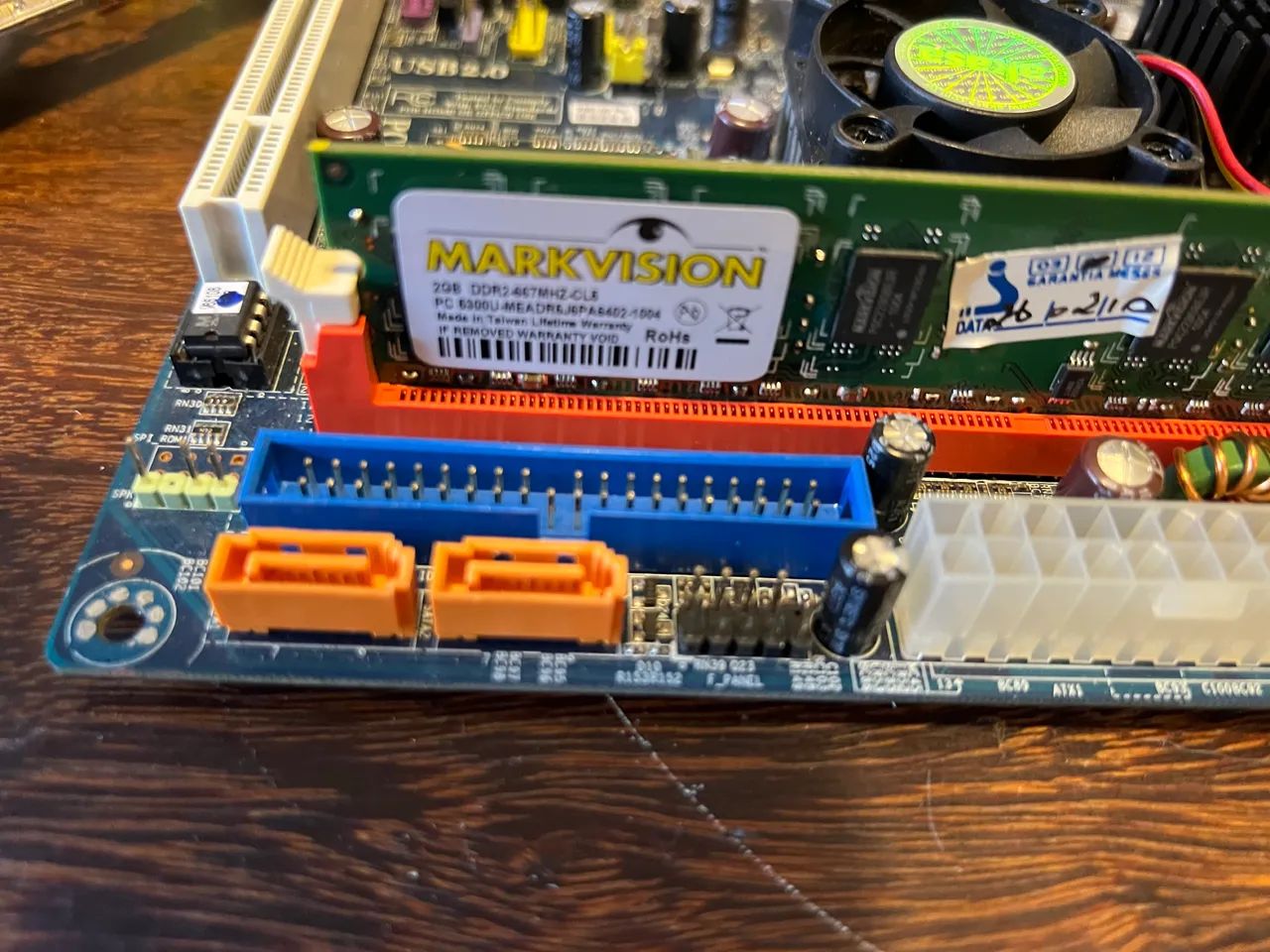 Placa mae intel Atom com 2 gb ram - Foto 3