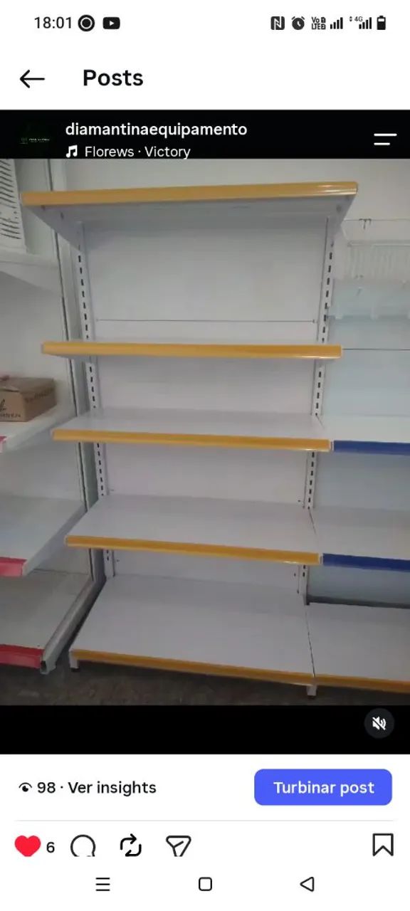 Gôndola mercado Premium nova