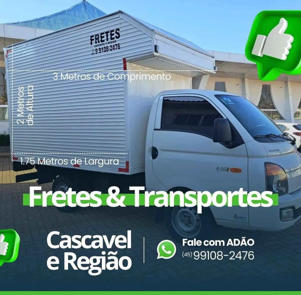 Frete cascavel e região carreto 