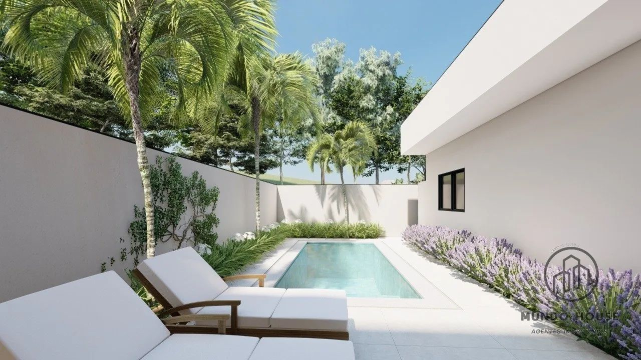 Linda casa nova em condomínio 3 suítes com piscina - Foto 5