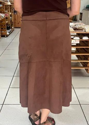 SAIA SUEDE MARROM GG - Foto 2