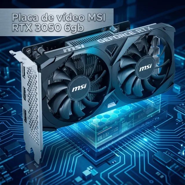 Placa de Vídeo Msi RTX 3050 6gb