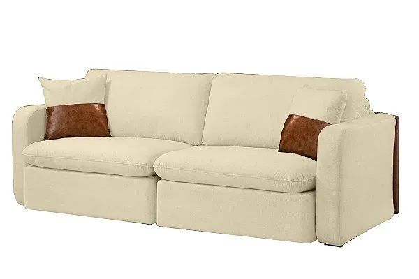 Sofá Retrátil S/ Caixa 2,30m Malibu Design Moderno r76 - Foto 4