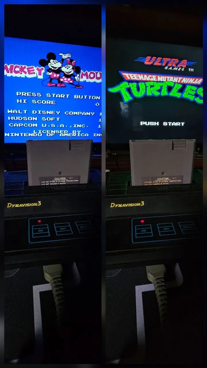 Turtles e Mickey Mousecapade para NES Nintendinho  - Foto 5