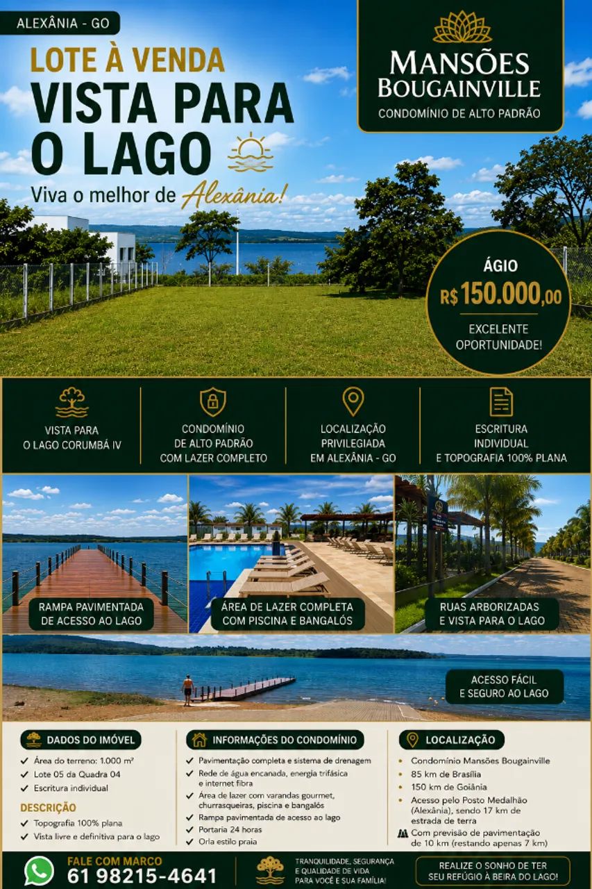 Corumbá - Vendo Ágio de excelente lote no Corumbá 