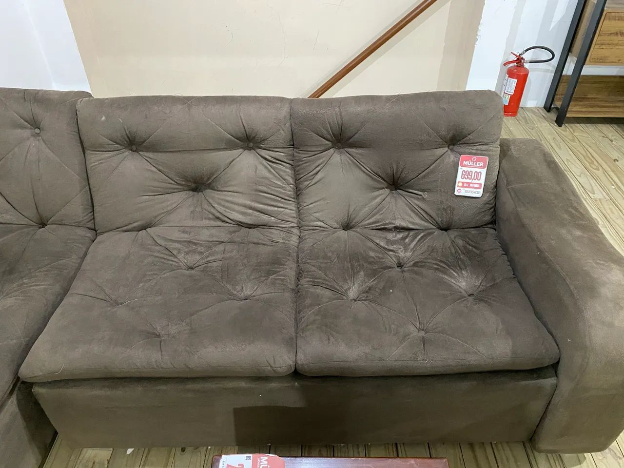 Sofá com chaise  - Foto 4