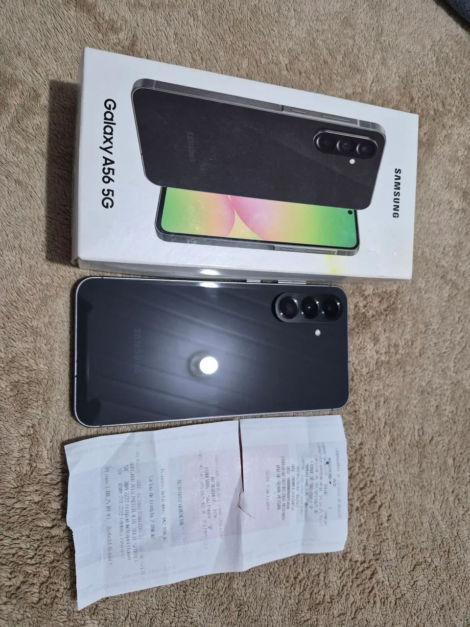 Galaxy A56 256GB  8GB de RAM  (IMPECÁVEL)  com caixa e nota - Foto 3