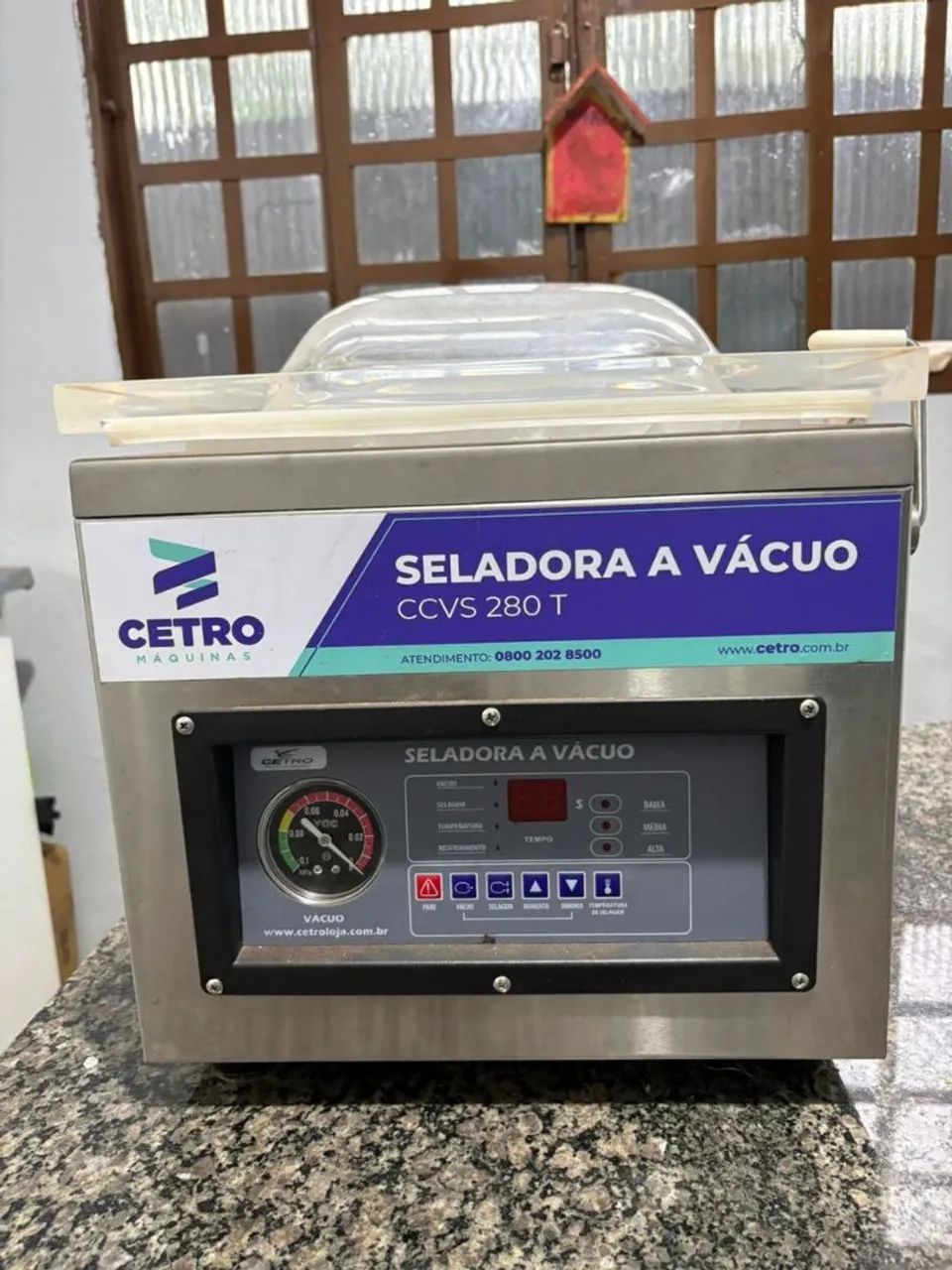 Seladora de bancada a vácuo 