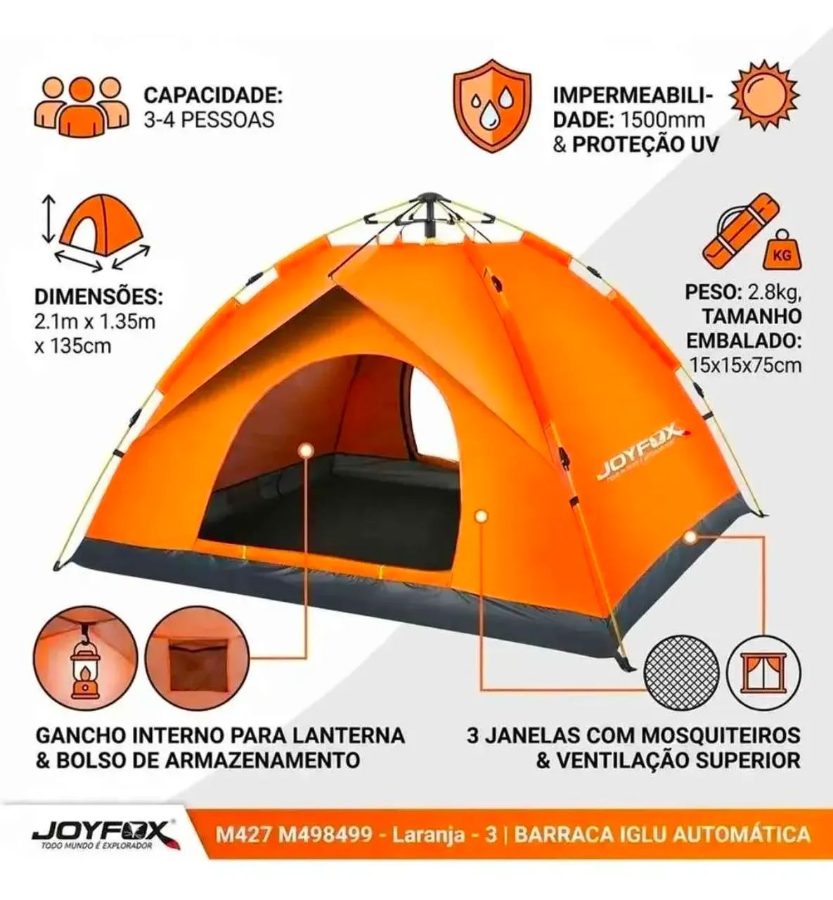 Barraca Automática Joy Fox - Foto 2