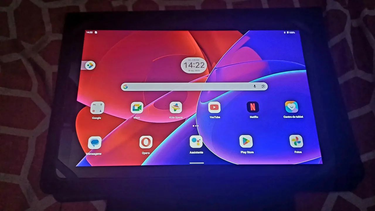 ?Tablet Lenovo Android semi novo com capa - R$700 - Foto 2
