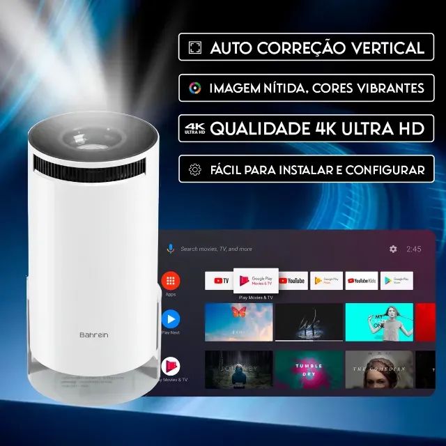 Projetor Portátil Smart Android Wi-fi Mini Hdmi - Foto 4