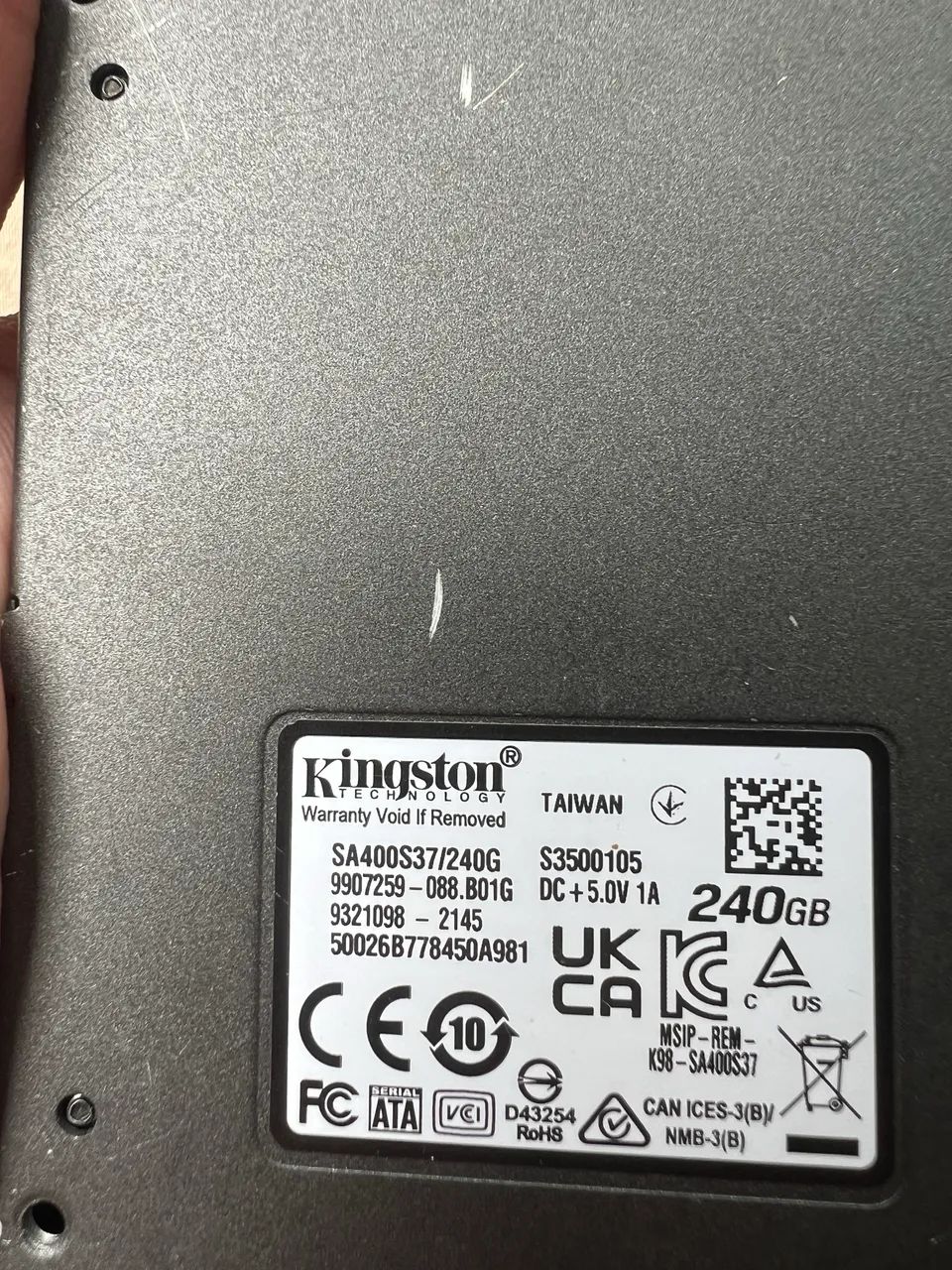 SSD 240 gigas KINGSTON - Foto 2