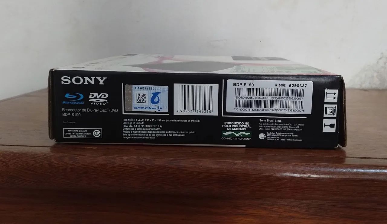 Blu Ray Player Sony BDP-S190 - Foto 5