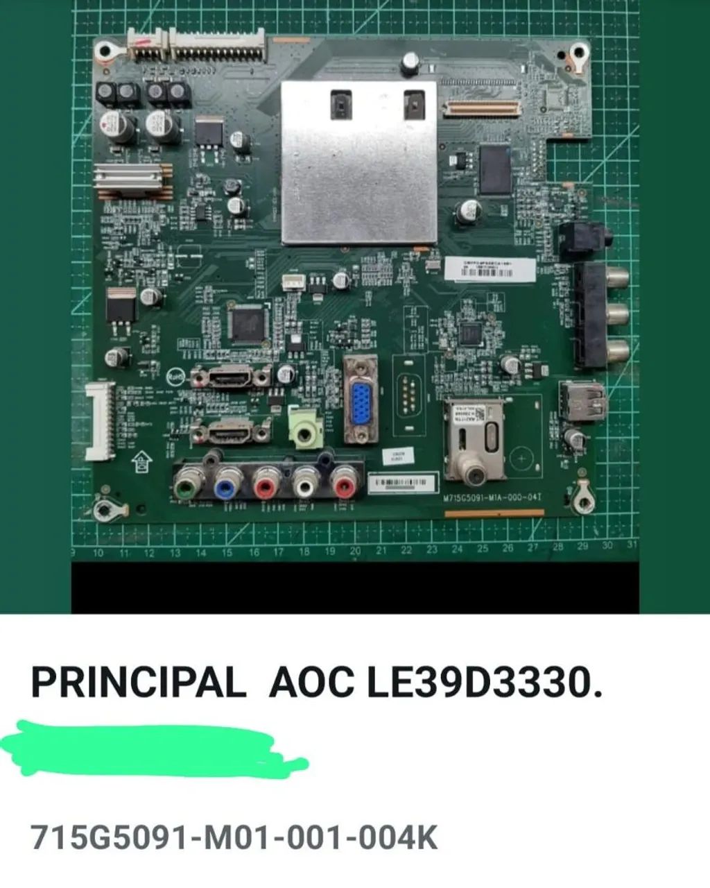 PLACA PRINCIPAL AOC LE39D3330. - Foto 2