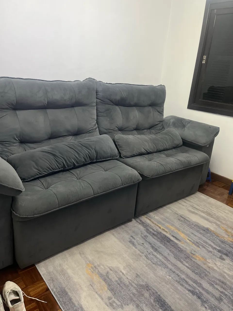 Sofá 4 lugares retrátil - Foto 5