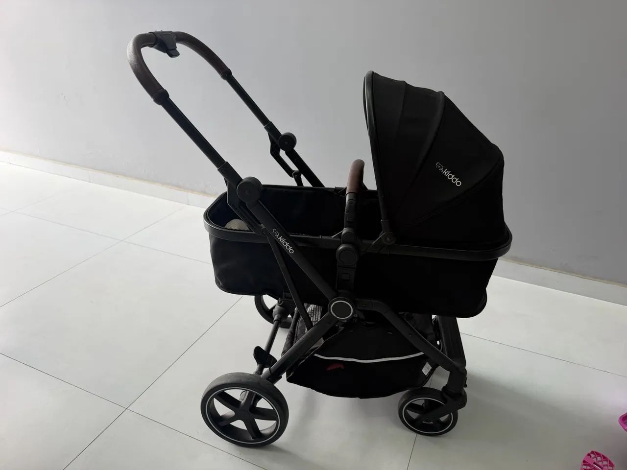 KIT TRAVEL SYSTEM KIDDO - CARRINHO + BEBÊ CONFORTO COM BASE - Foto 2