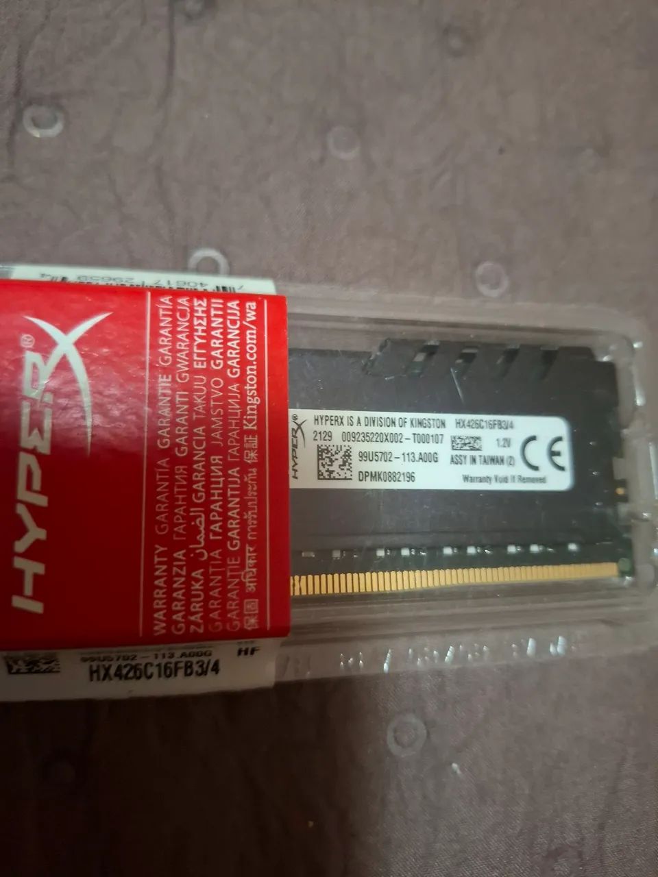 Memória RAM HYPER X 4 gb - Foto 2