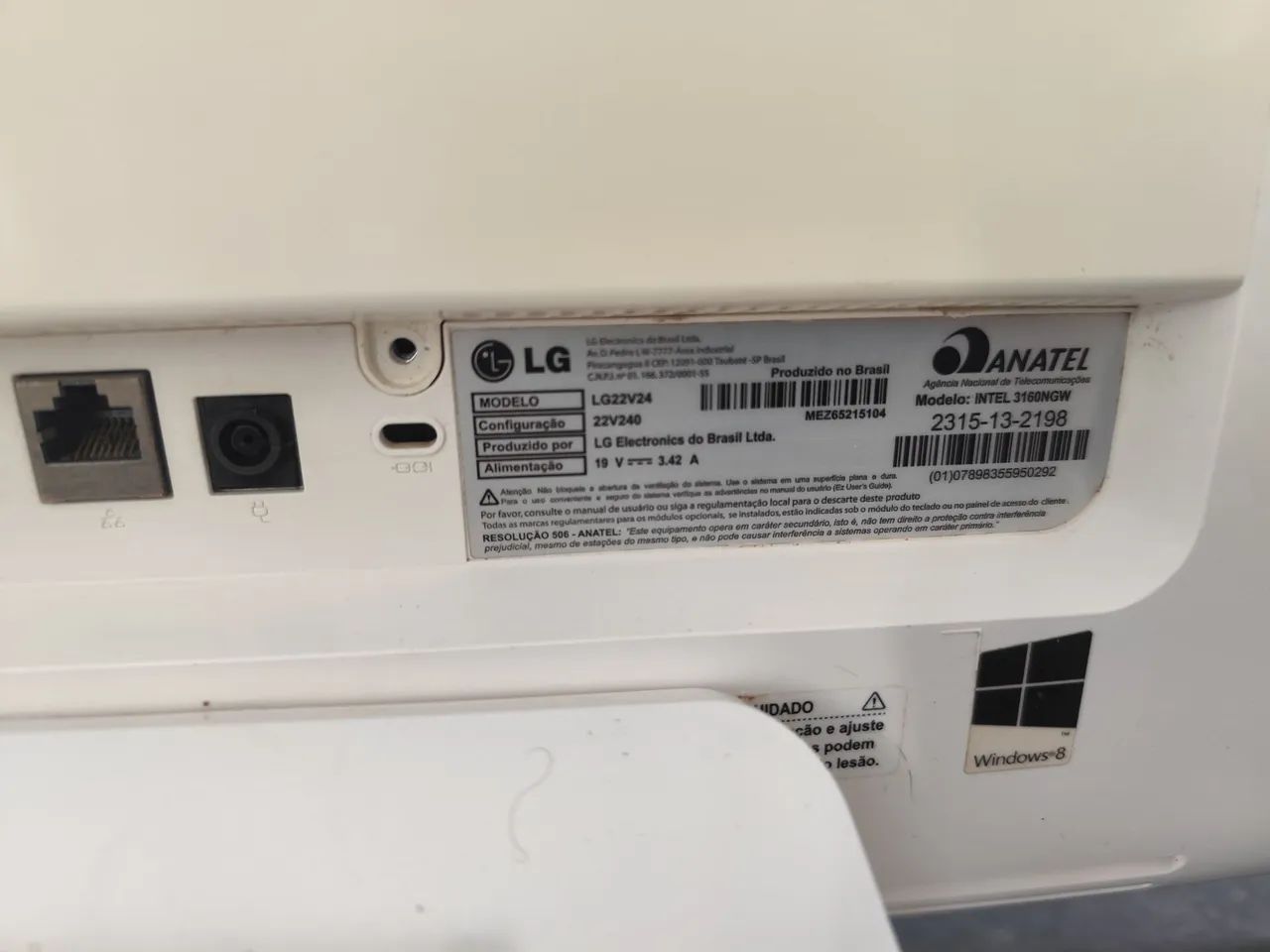 Computador All in One LG 22V240 - SSD 500GB, Intel Celeron, Windows 10 - Foto 5