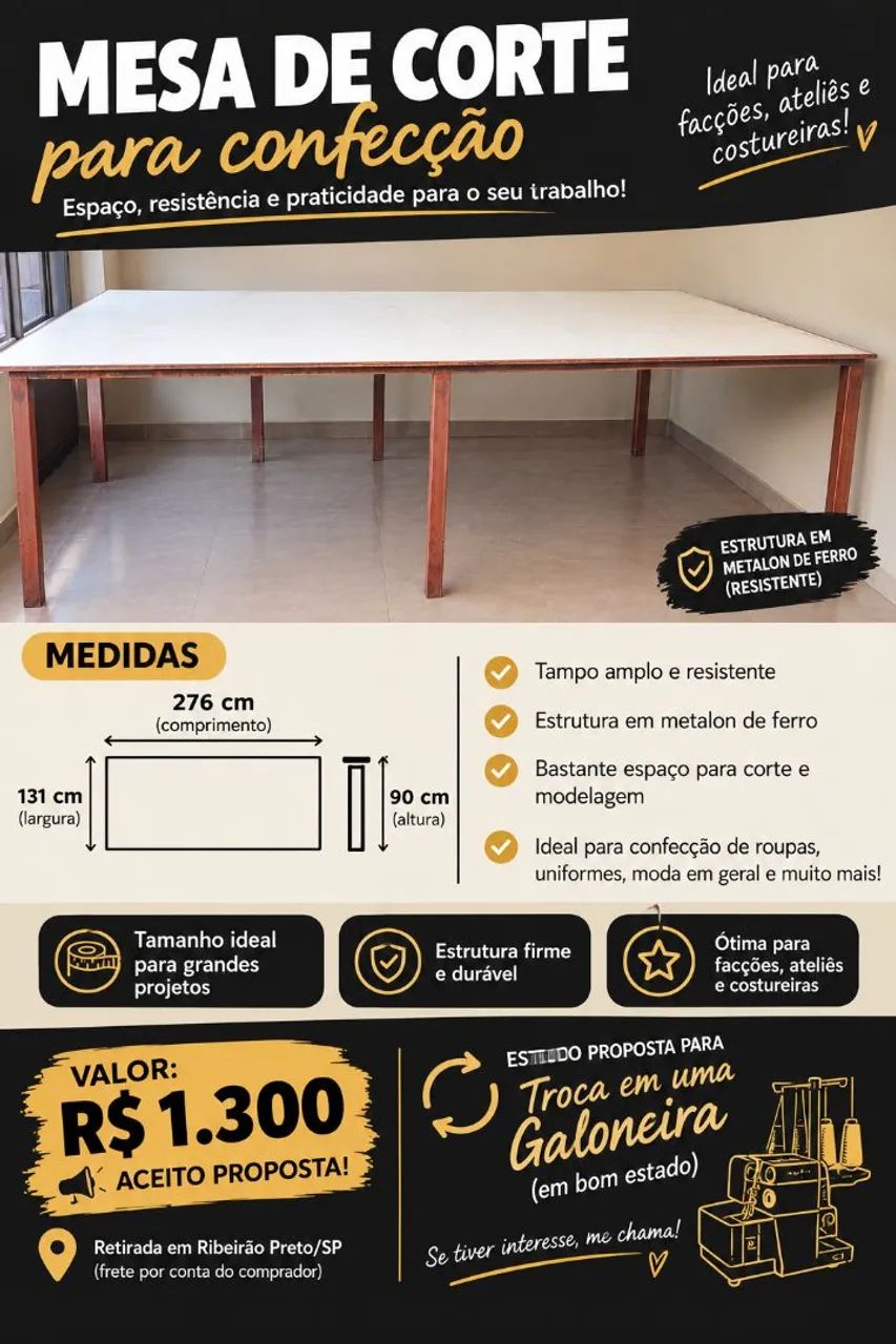Mesa de corte