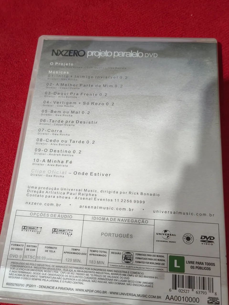 Dvd NXZero projeto paralelo  - Foto 5
