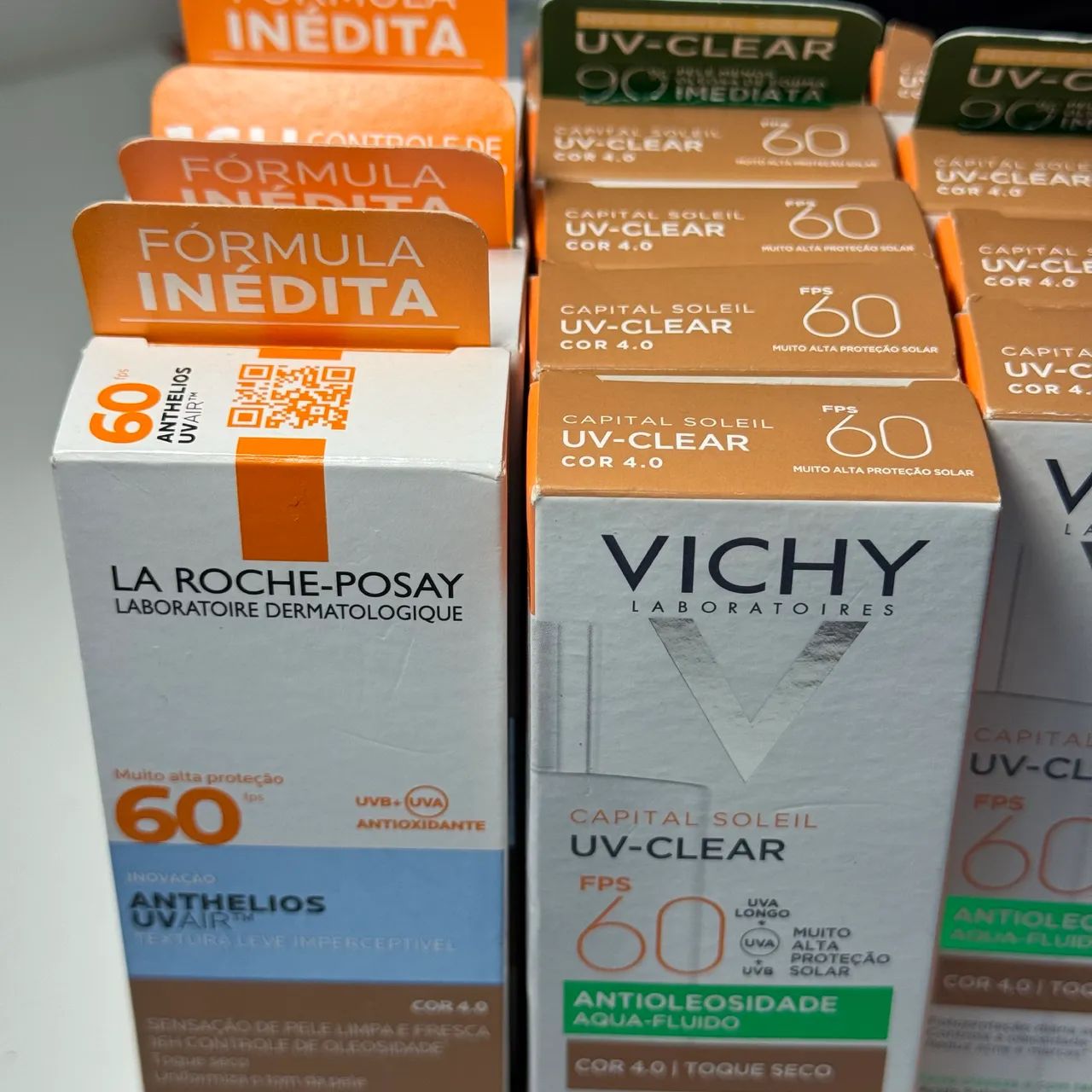Lote - 14 Protetores Solares Vichy e La Roche-Posay