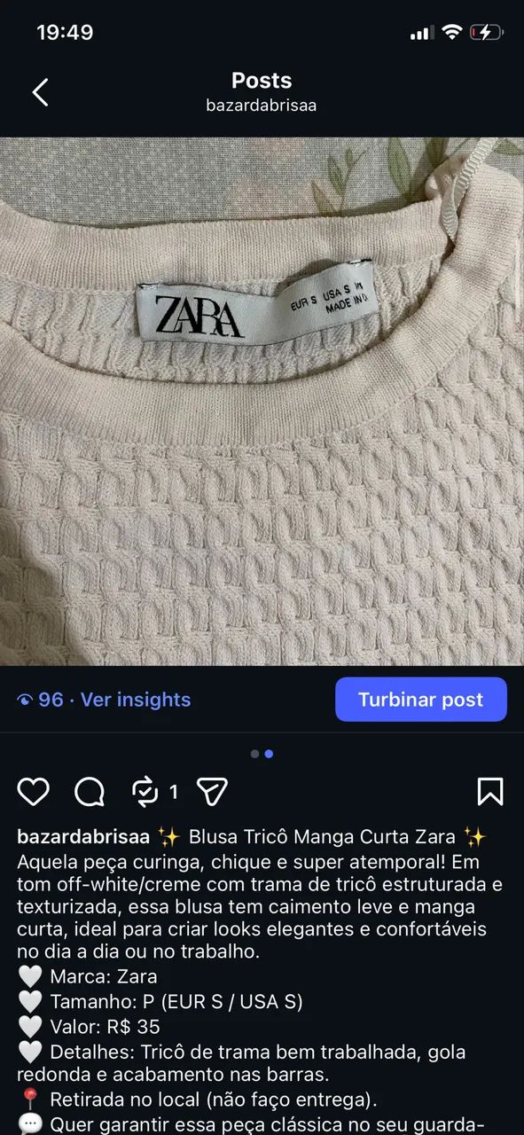 Blusa Zara  - Foto 2