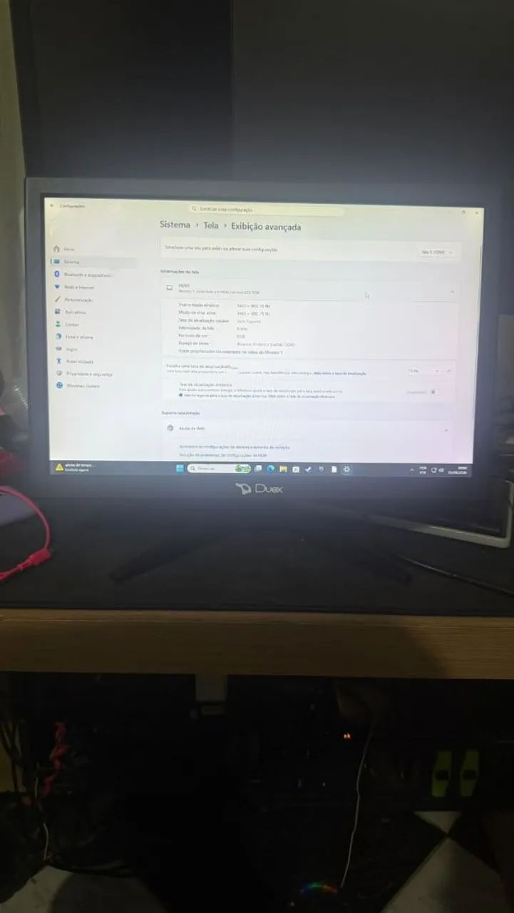 Monitor, 17.1 POLEGADAS HD 5ms 75Hz VGA/HDMI  - Foto 2