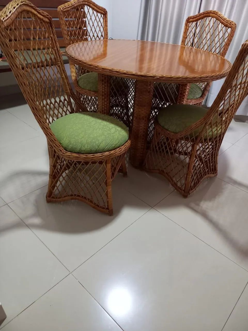 Mesa de vime - Foto 2