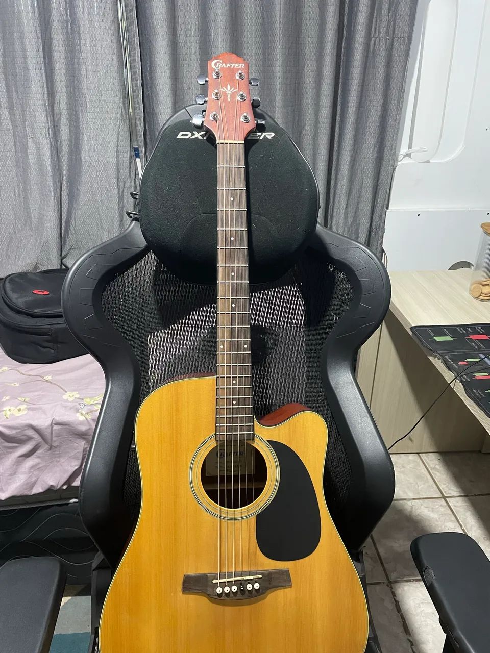 Violão Crafter HDC 21EQ /S.NT com Capa - Foto 5