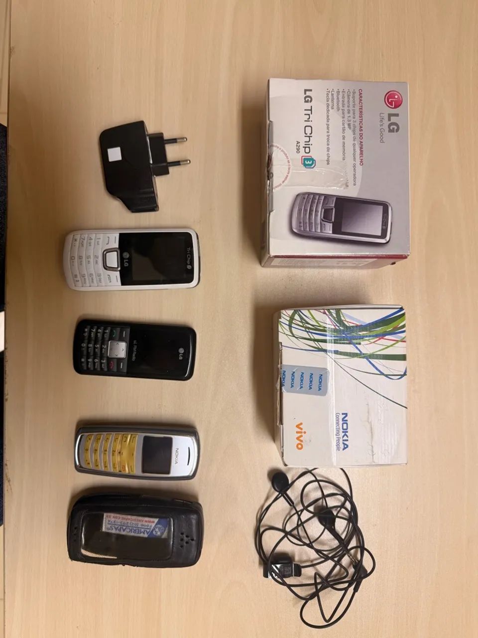 Kit de Celulares Antigos 