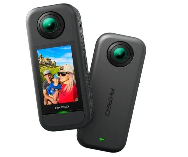 AKASO 360 Câmera De Ação 360° À Prova De Intempérie Vídeo de 5,7 K,Foto de 72 MP
