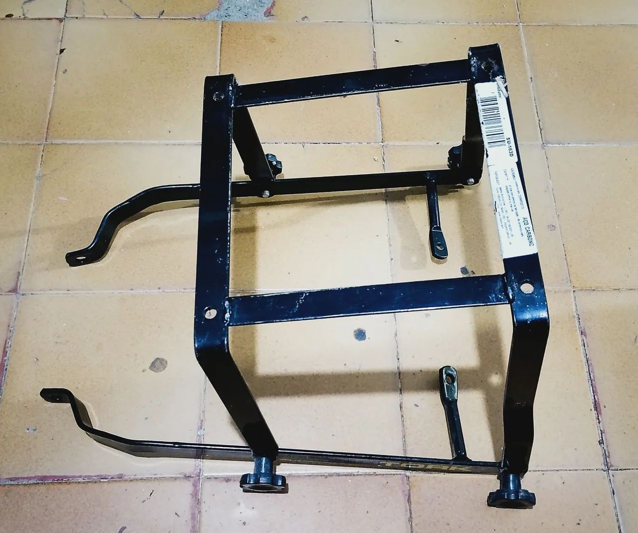 Suporte Para Baú De Moto Pro Tork Compatívem com Dafra Apache