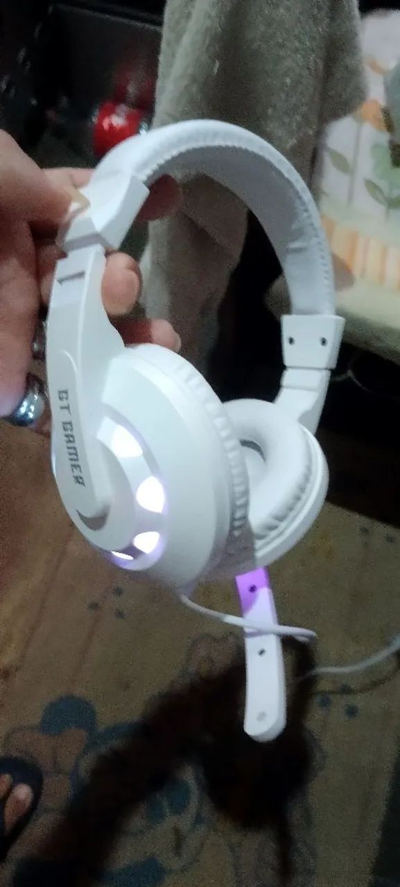 Headset GT gamer com iluminação leiam....... - Foto 4