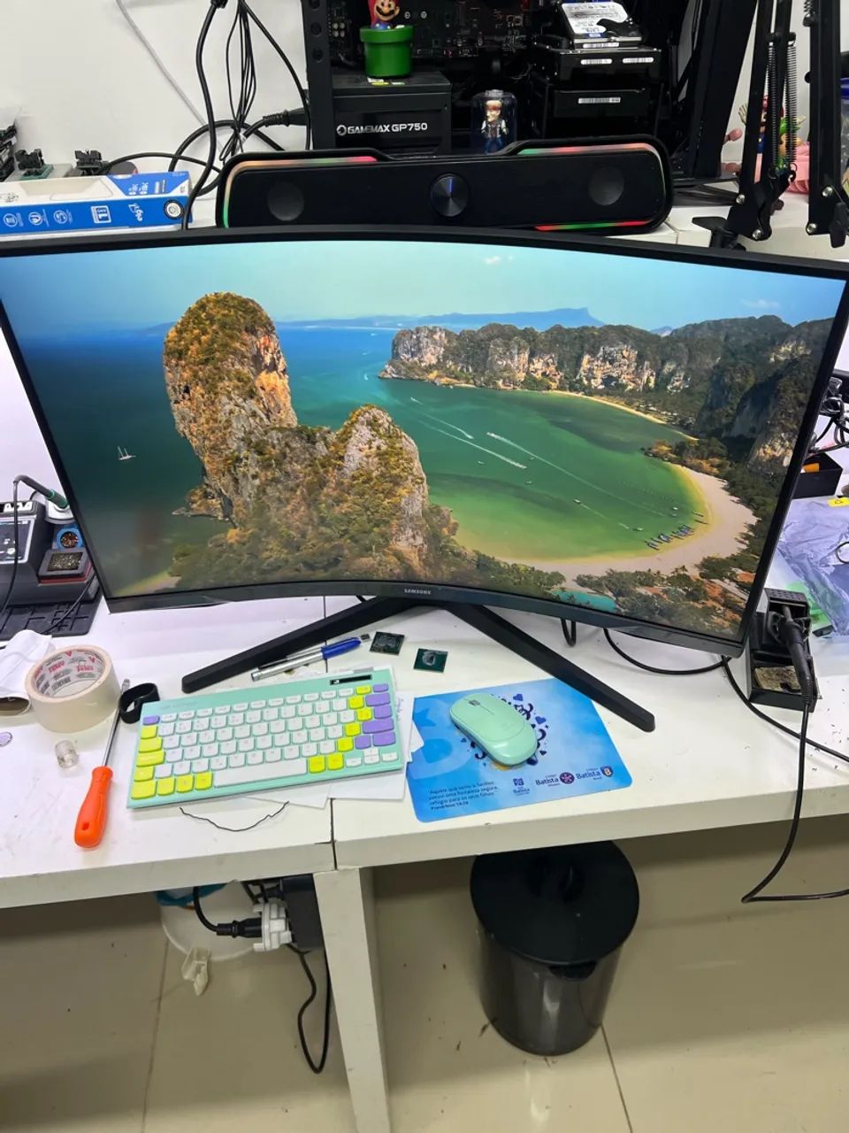Monitor samsung 32 (curvo na garantia) - Foto 4