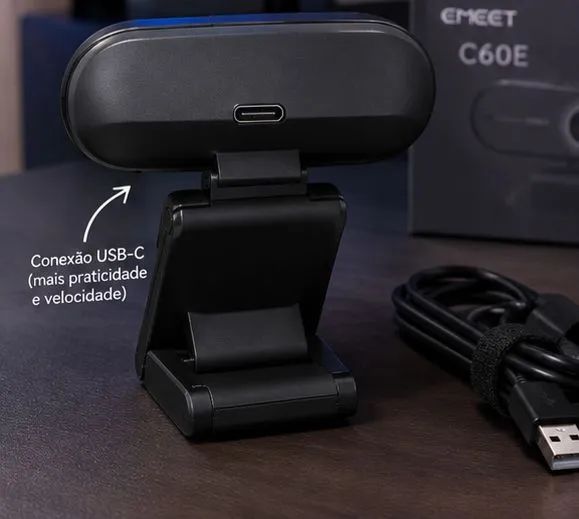 Webcam Emeet C60e 4k 30fps e 1080p 60fps - Foto 3