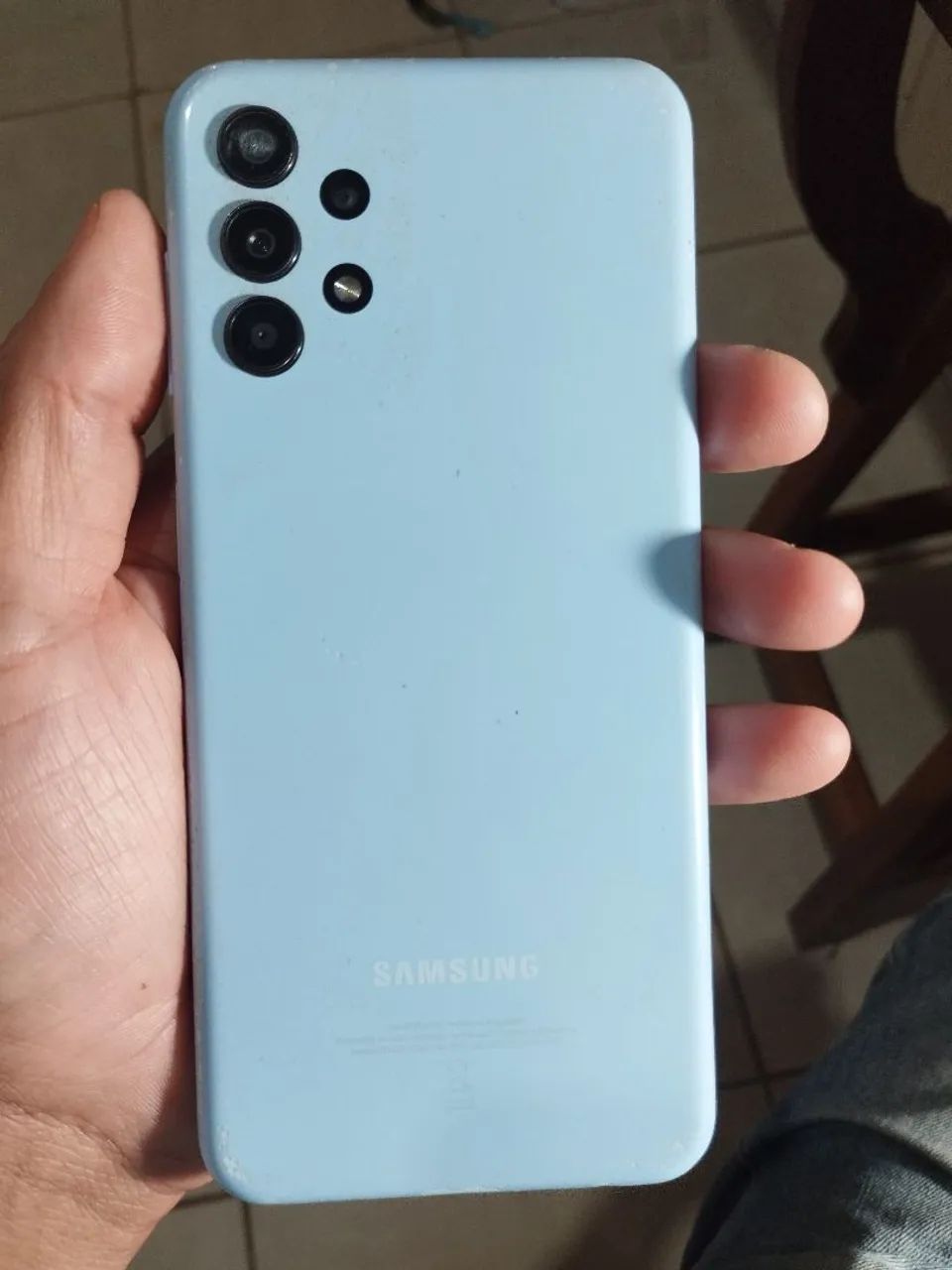 A13 128GB 4RAM tudo ok com capinha película e cabo  - Foto 3