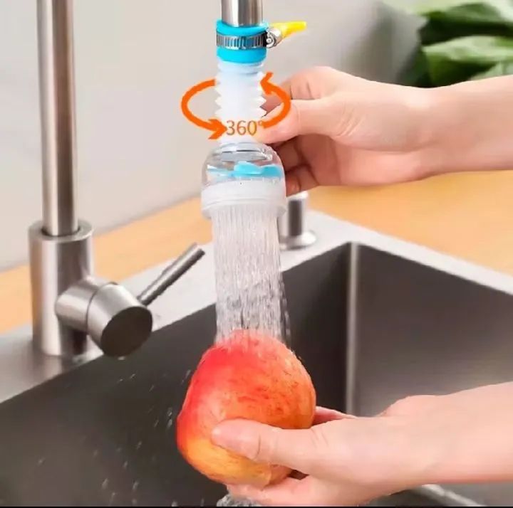 Extensor de Torneira bico arejador flexível anti-respingo. 2
