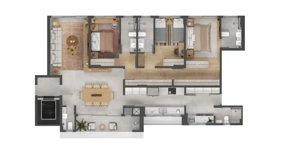 PLANTA 137m²
