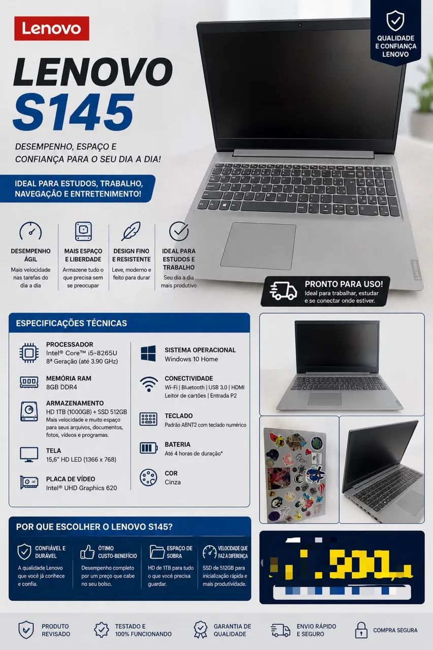 Notebook Lenovo