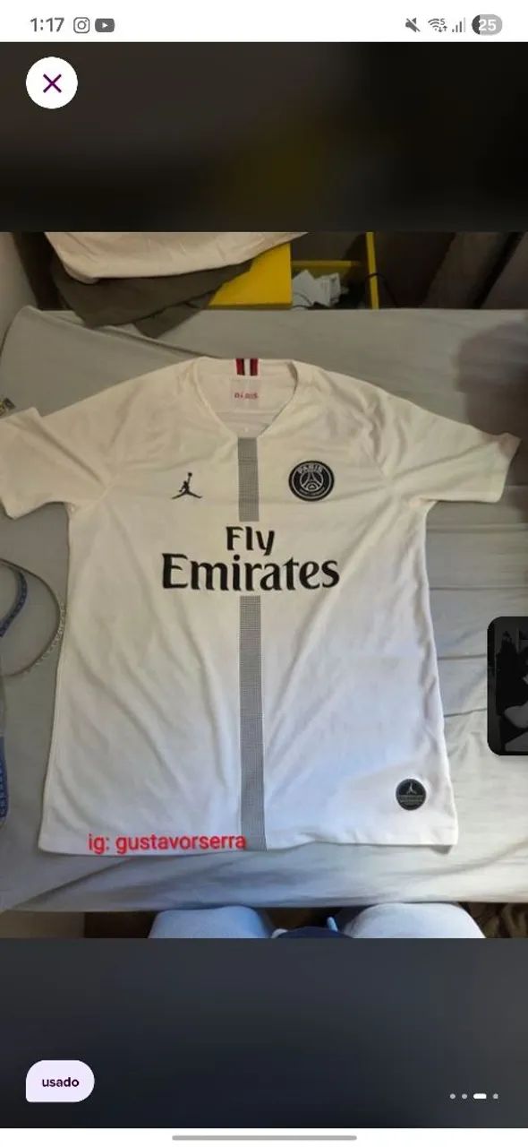 camisa psg x jordan