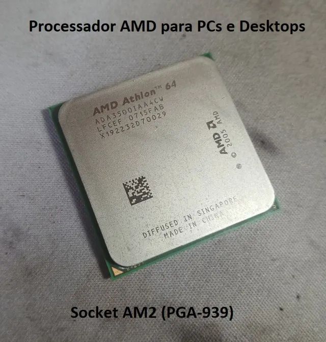 Processador AMD Athlon 64 3500+ 2.20 Ghz Socket AM2 para PCs - Foto 2