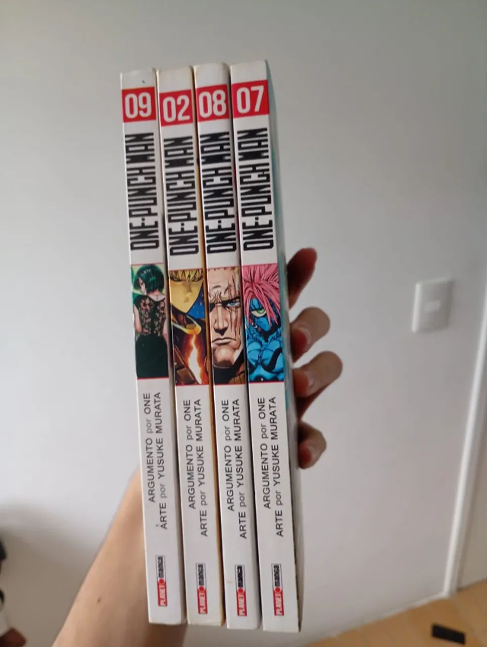 MANGÁ ONE PUNCH MAN - 4 EDIÇÕES (02, 07, 08, 09) - Livros e
