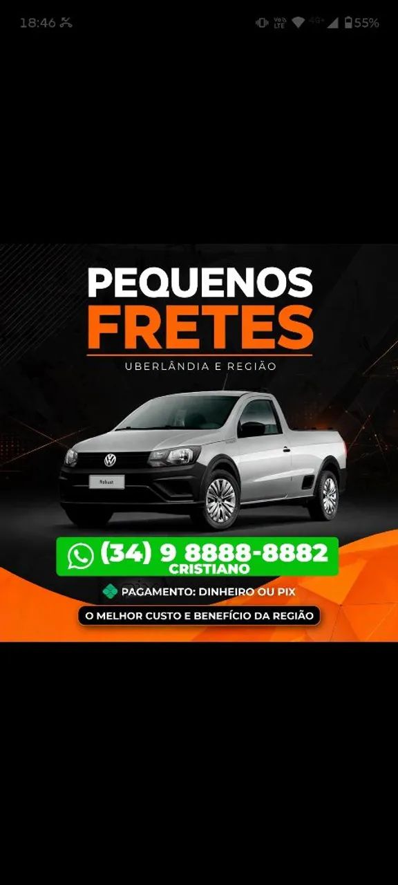 Frete em Uberlândia e Região 