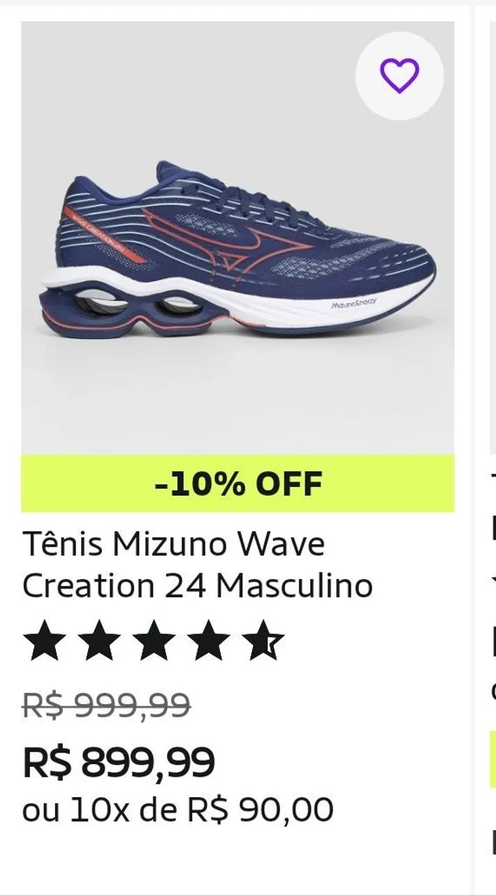 Mizuno wave creation 24 zerado  - Foto 3