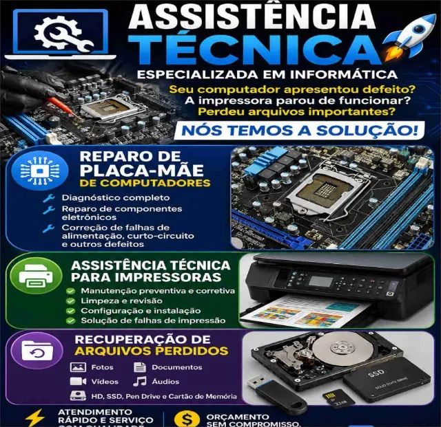 Reparo placa mãe notebook ! Assistencia de impressora epson, hp 