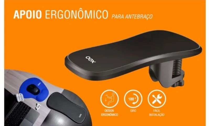 Apoio ergonômico Antebraço para mesa - Foto 4
